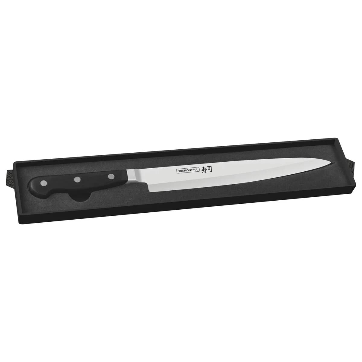 Cuchillo Yanagiba Tramontina Sushi Acero Inoxidable 9 Pulg — miniatura 2