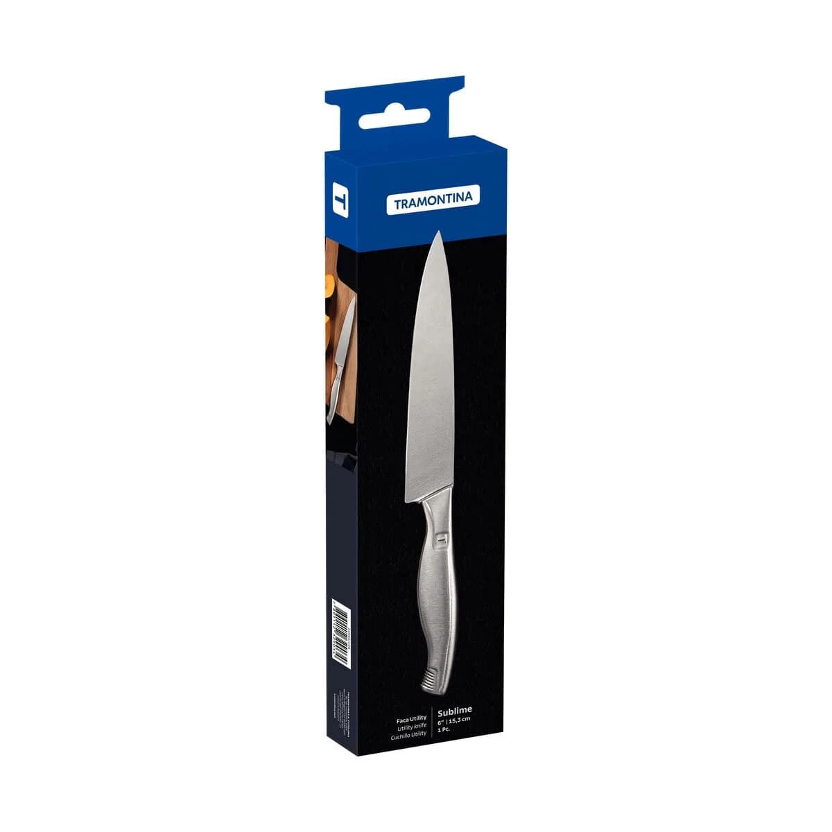 Cuchillo Utility Tramontina Sublime Acero Inox 6 Pulg — imagen 2 de 5