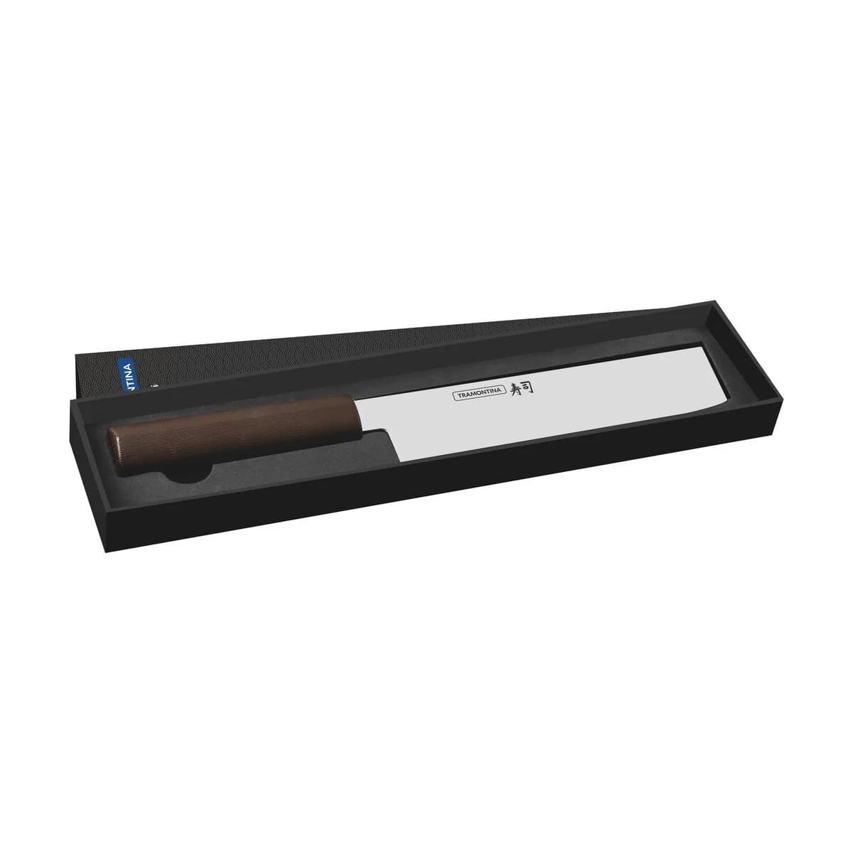 Cuchilla Nakiri Tramontina Sushi Acero Inoxidable 7 Pulg — imagen 2 de 4