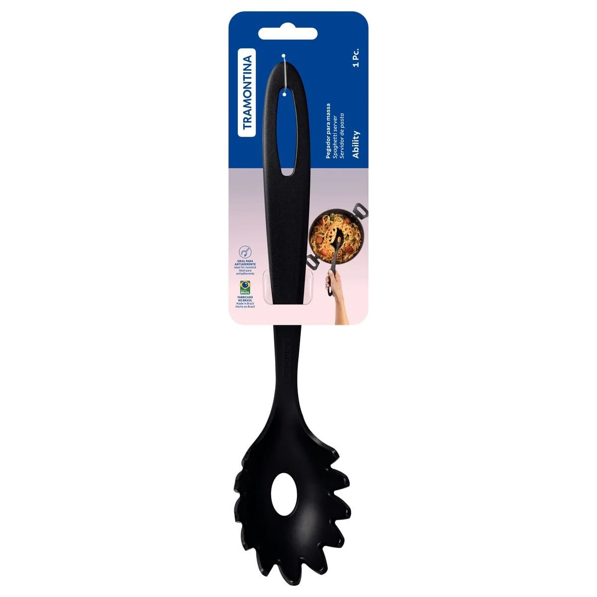 Servidor de Pastas Tramontina Ability de Nylon Negro — imagen 2 de 3