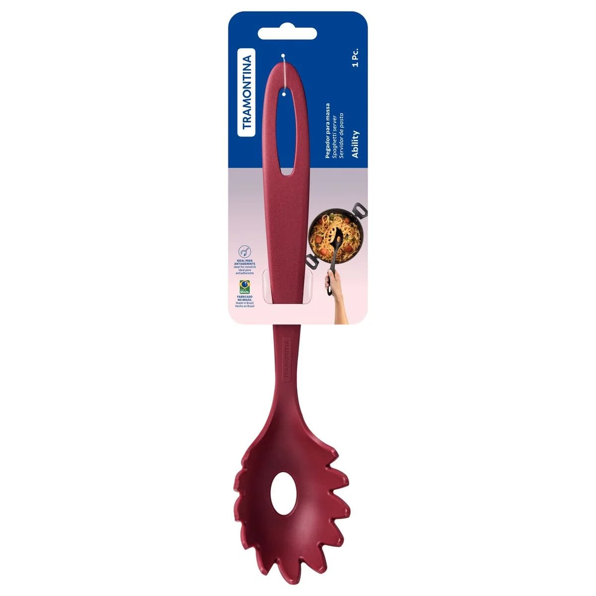 Servidor de Pastas Tramontina Ability de Nylon Rojo — miniatura 2
