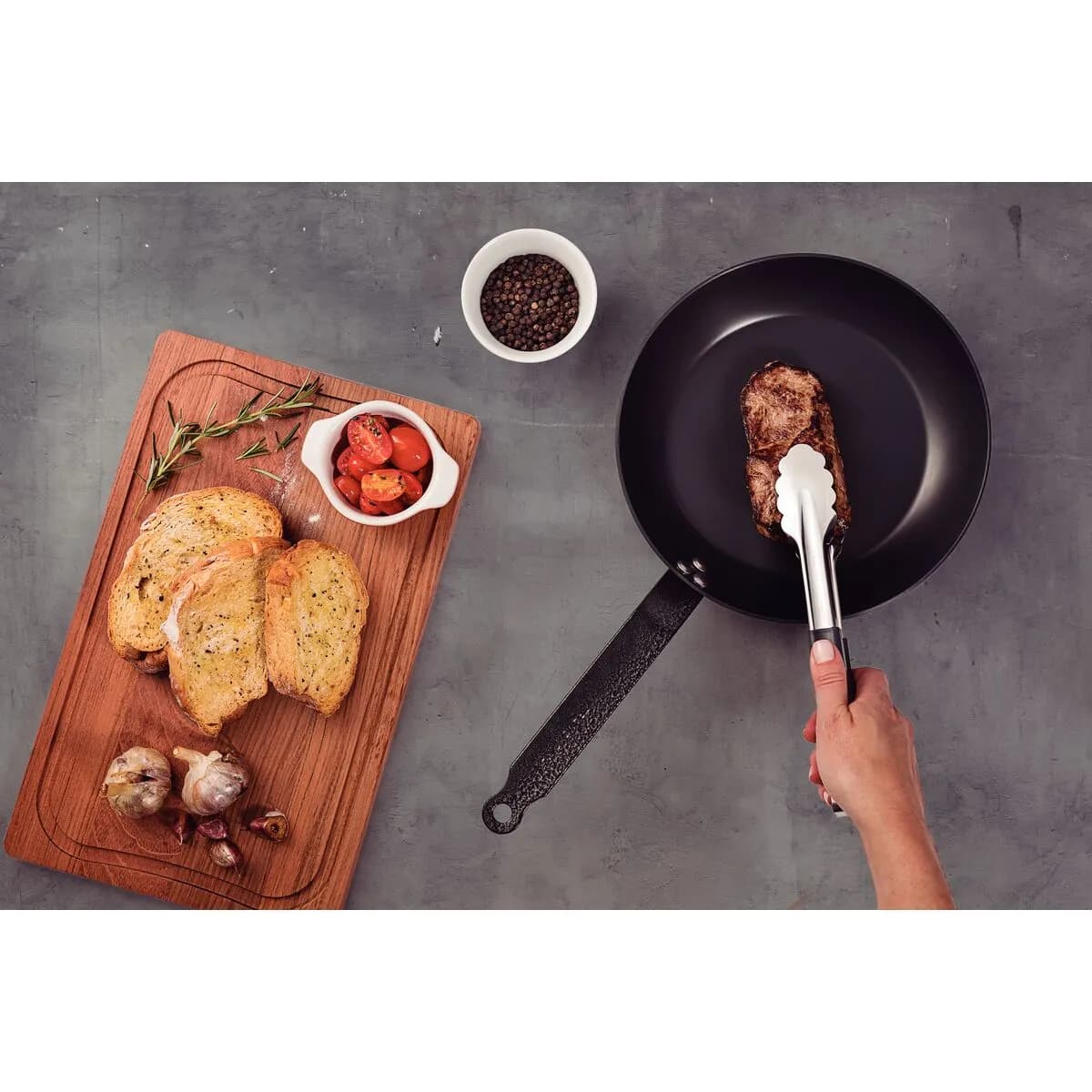 Pinza De Cocina Tramontina Acero Inoxidable 24 Cm Utilita — miniatura 3
