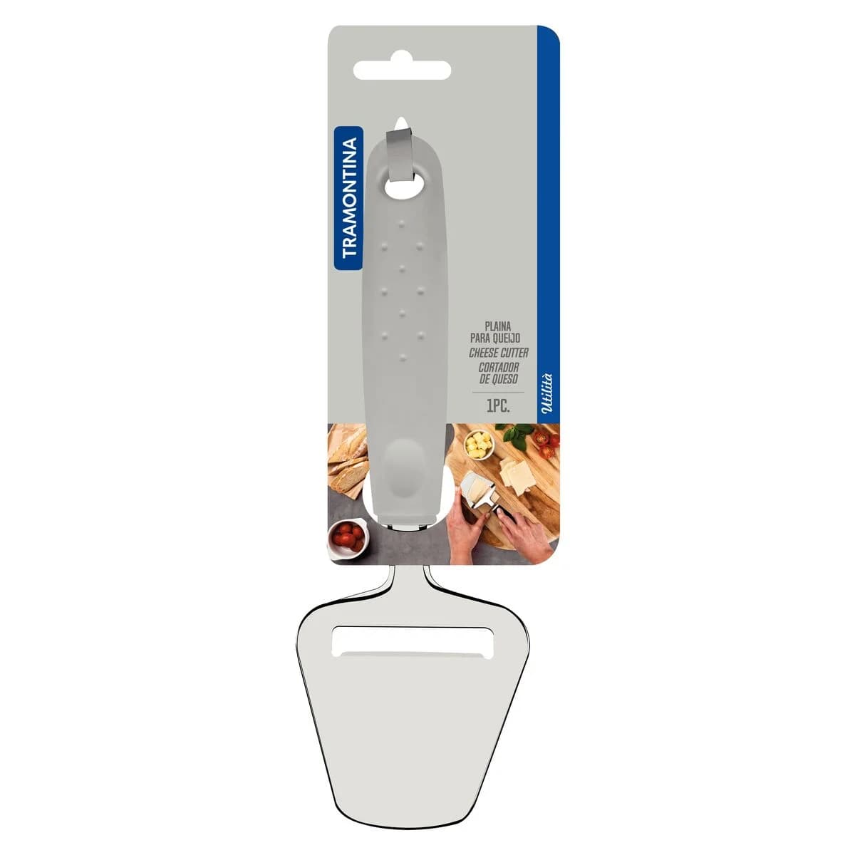 Cortador De Queso Acero Inoxidable Tramontina Utilita Blanco — miniatura 2