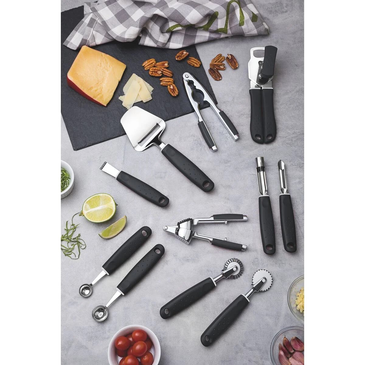 Cortador De Pasta Rueda Tramontina Zamak Cromado Negro — miniatura 4