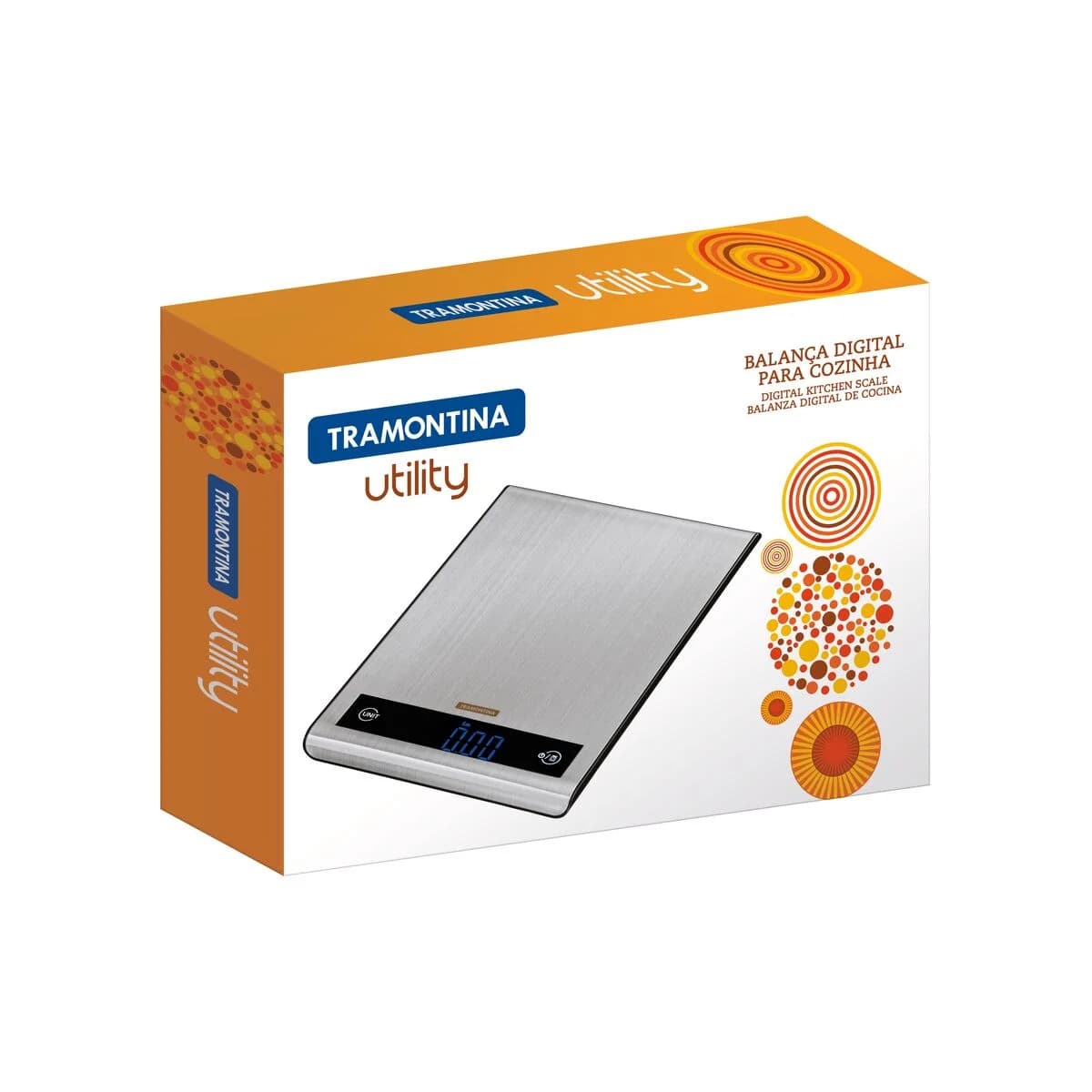 Balanza Digital Cocina Tramontina Acero Inoxidable Utility — miniatura 3
