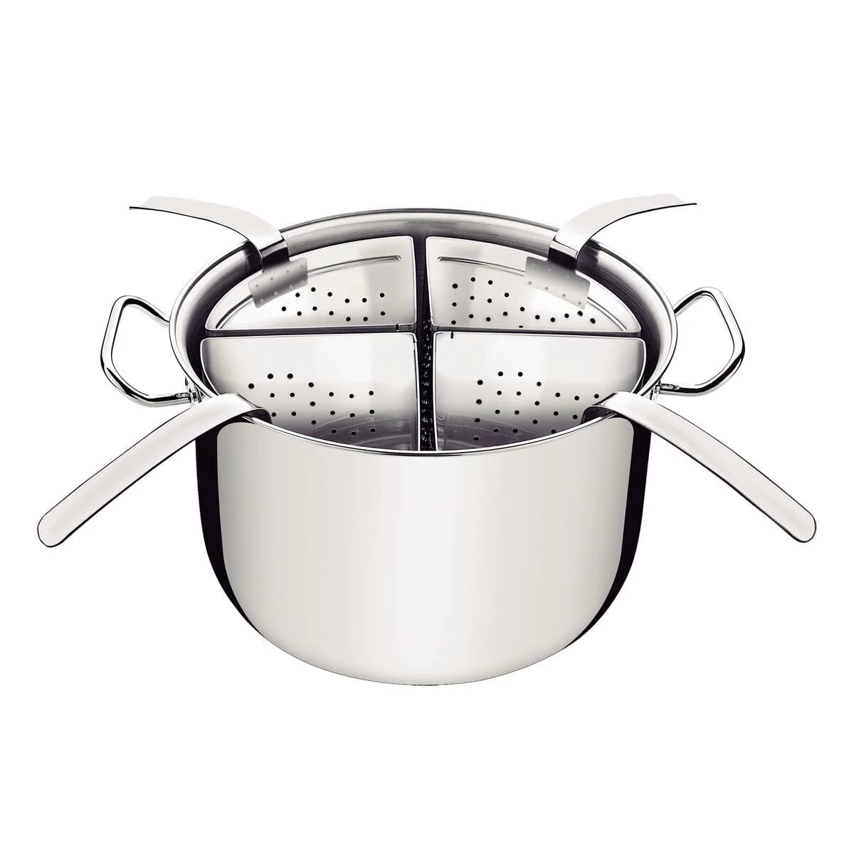 Olla De Pasta Tramontina Profesional Acero Inox Cozi-pasta — imagen 1 de 5