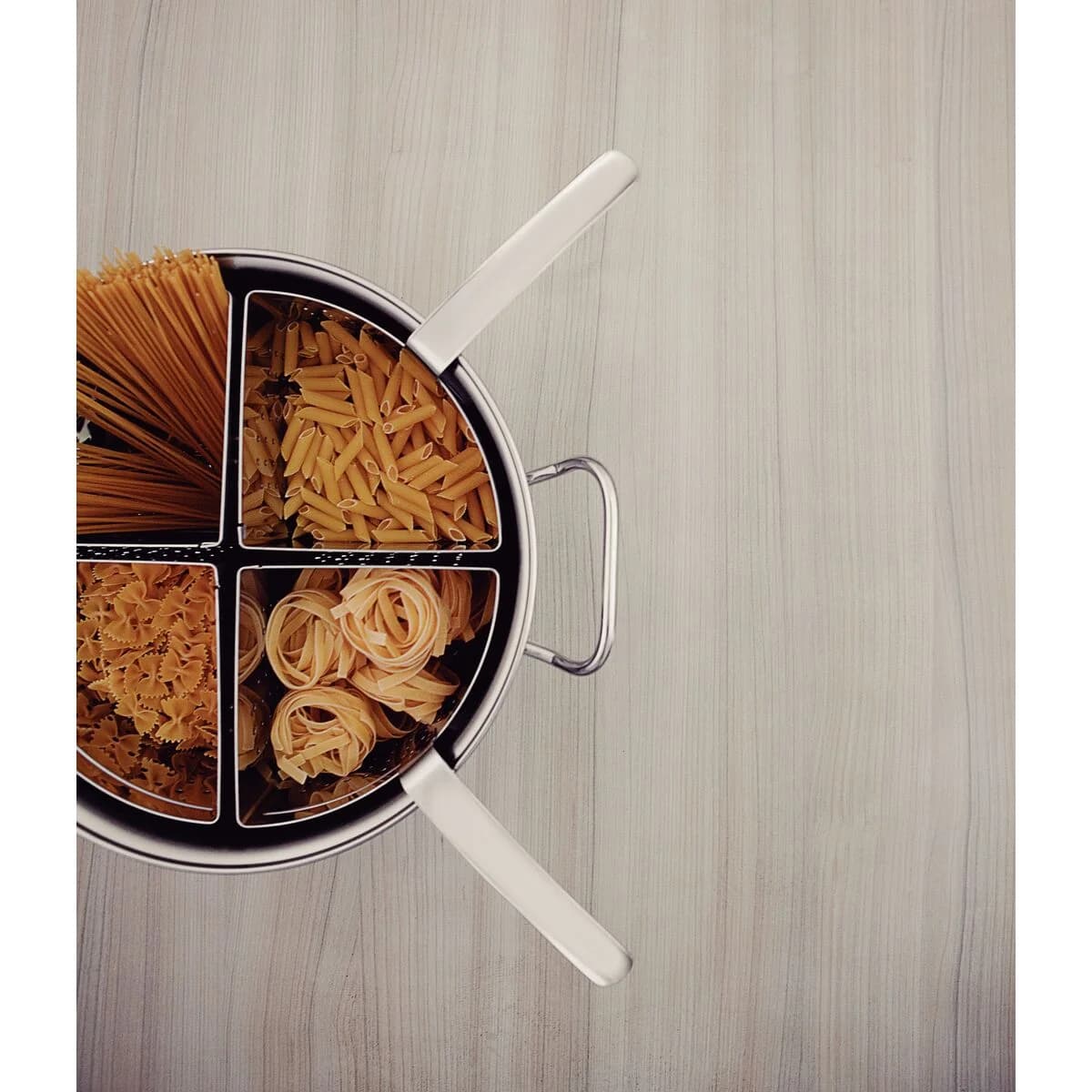 Olla De Pasta Tramontina Profesional Acero Inox Cozi-pasta — miniatura 5