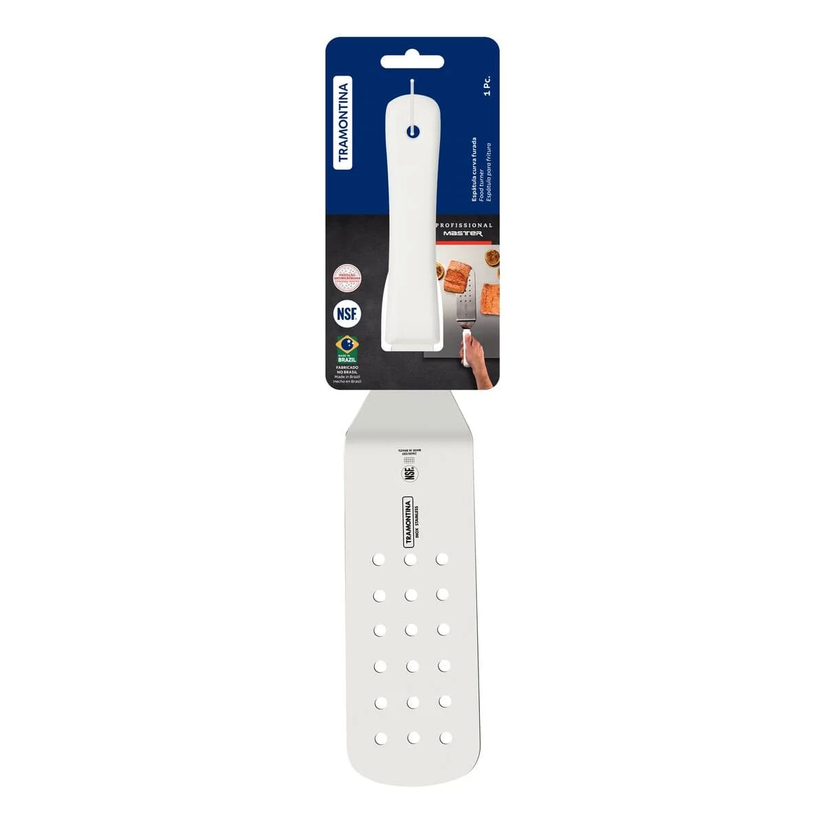 Espatula De Fritura Tramontina Acero Inox Profesional 37 Cm — miniatura 4