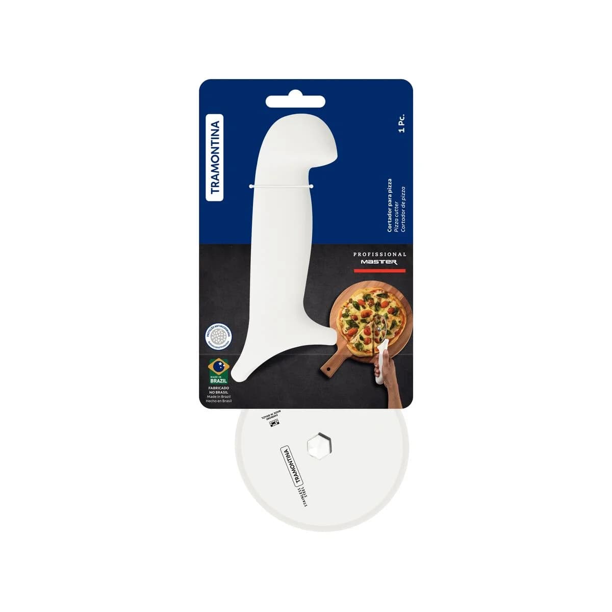 Cortador De Pizza Tramontina Profesional Acero Inoxidable — miniatura 2