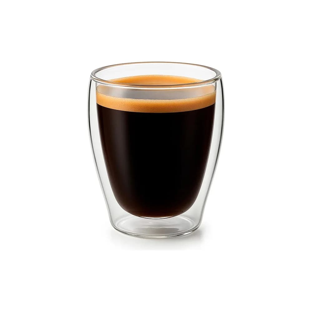 Vaso Doble Pared Vidrio Borosilicato 350 Ml Cafe Te — imagen 1 de 3