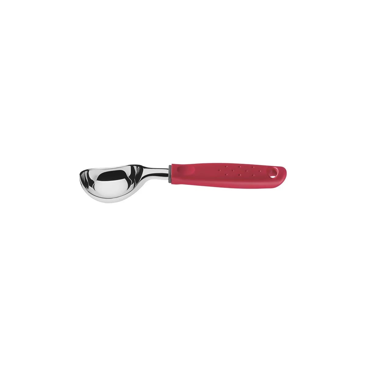 Cuchara para Helado Tramontina Utilita en Zamak Cromado Rojo — imagen 1 de 2