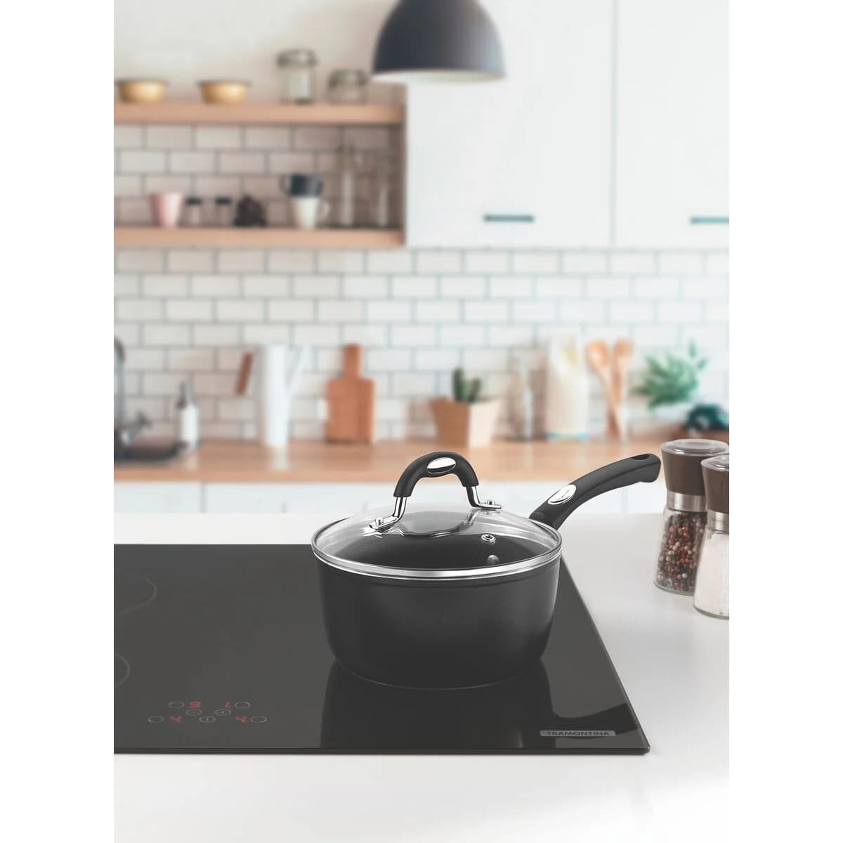 Olla Tramontina Monaco Induccion Antiadher 20 CM 2,6 Lts — imagen 6 de 6