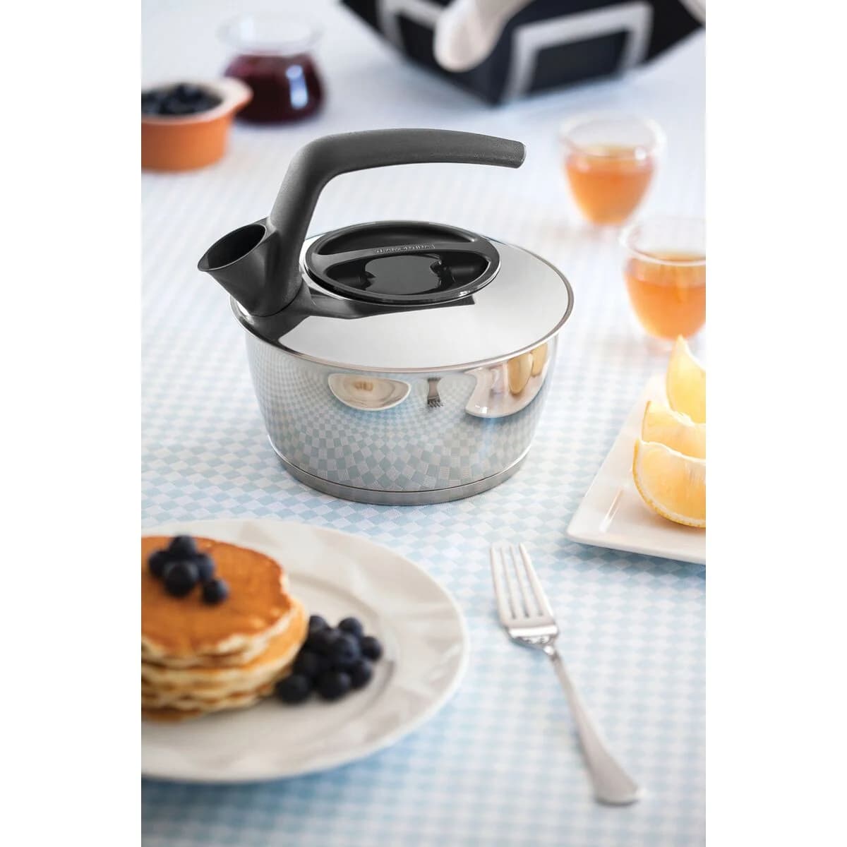 Caldera Tramontina Fondo Triple Induccion Acero Inox 1,5 Lts — miniatura 4