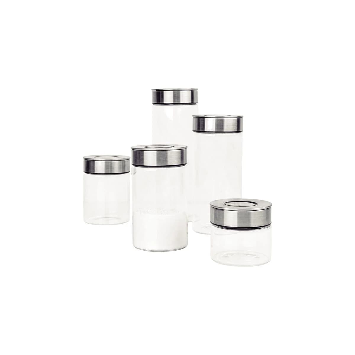 Frasco De Vidrio Tramontina Purezza Tapa Acero 700 Ml — miniatura 5