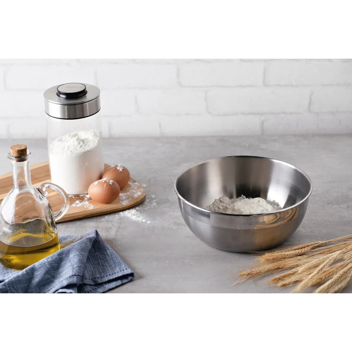 Frasco De Vidrio Tramontina Purezza Tapa Acero 700 Ml — miniatura 10