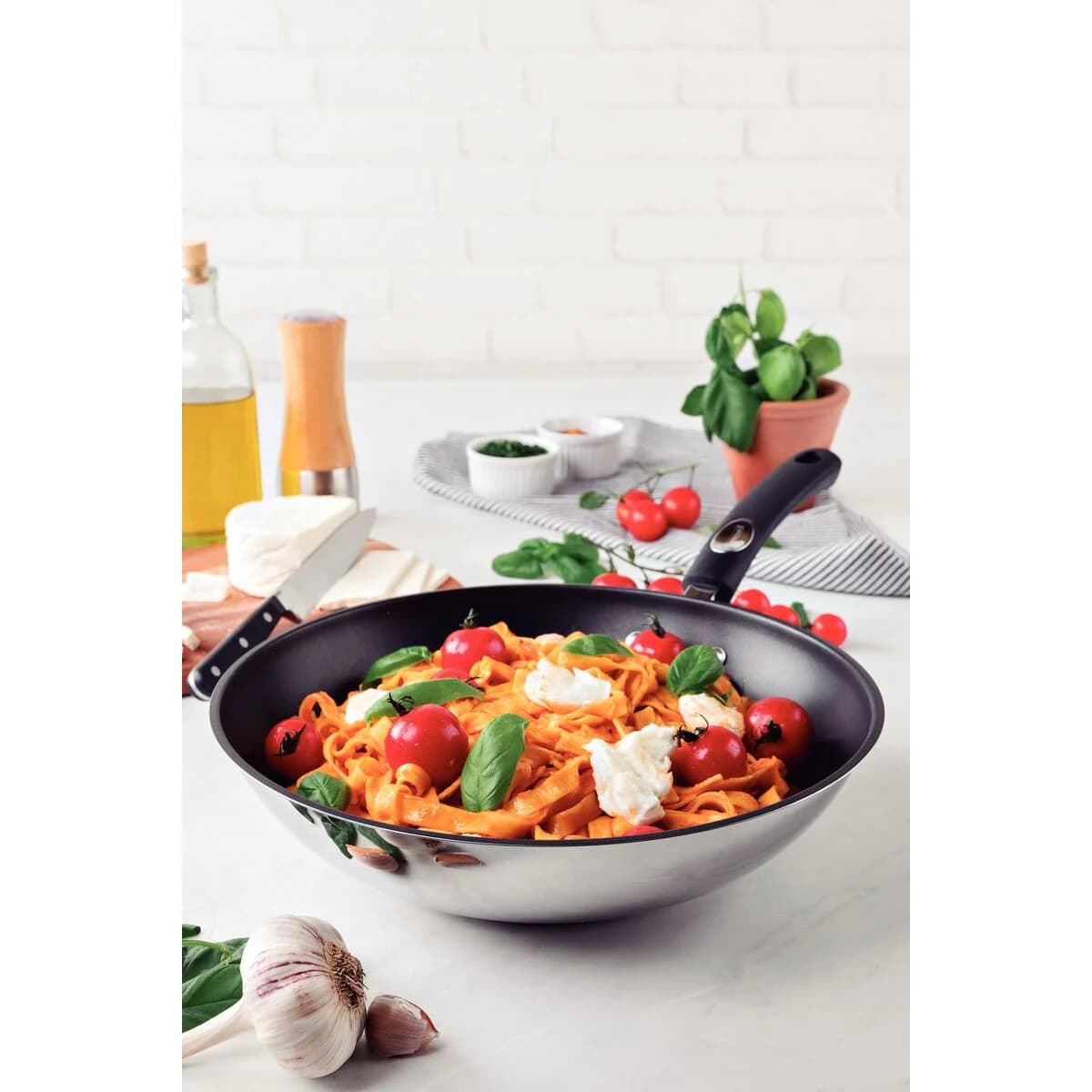 Wok Tramontina Silicone Induccion Triple Fondo 28 CM — miniatura 4