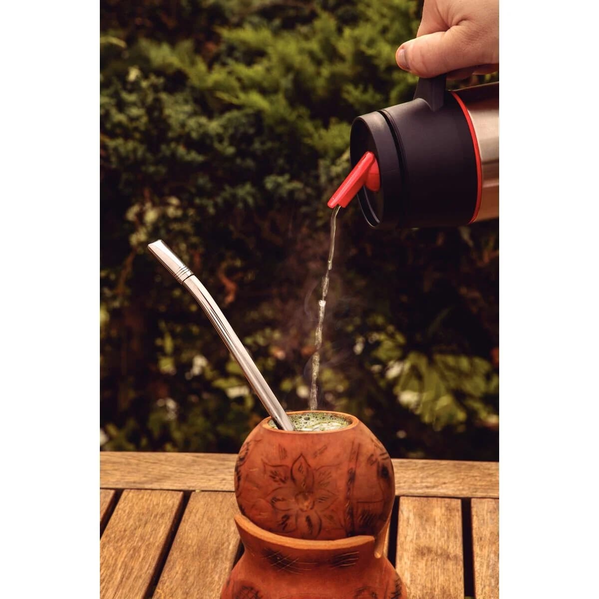 Bombilla Mate Tramontina Ilex Acero Inoxidable Rosca 23 cm — miniatura 3