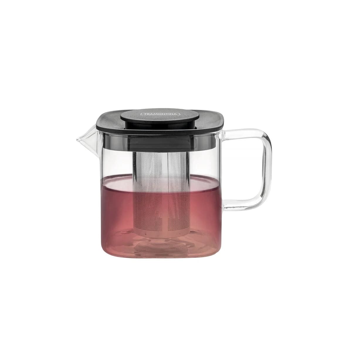 Tetera Vidrio Acero Inoxidable Infusor de 600 ml Tramontina — miniatura 2