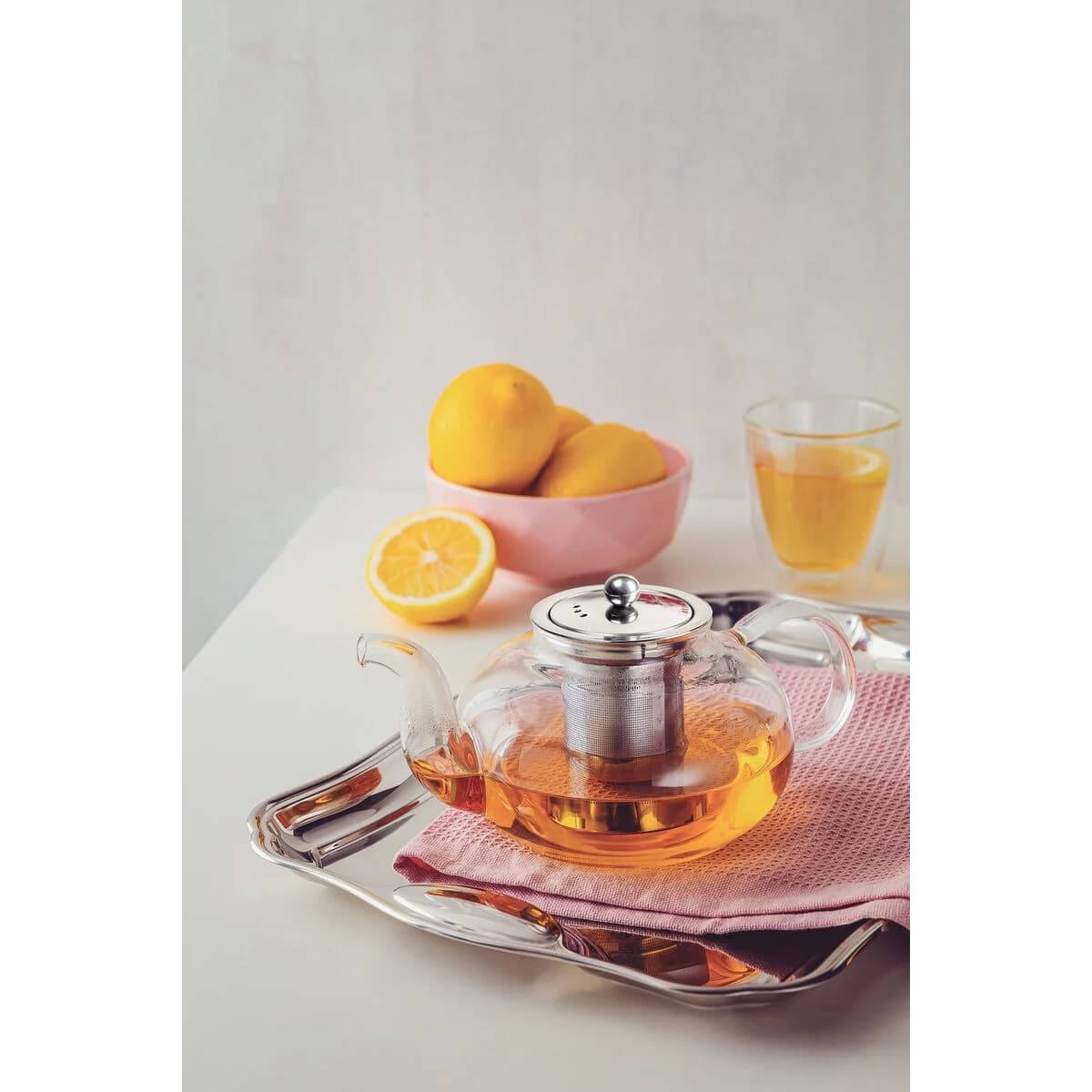 Tetera Vidrio Acero Inoxidable Infusor de 1,2 Lts Tramontina — miniatura 6