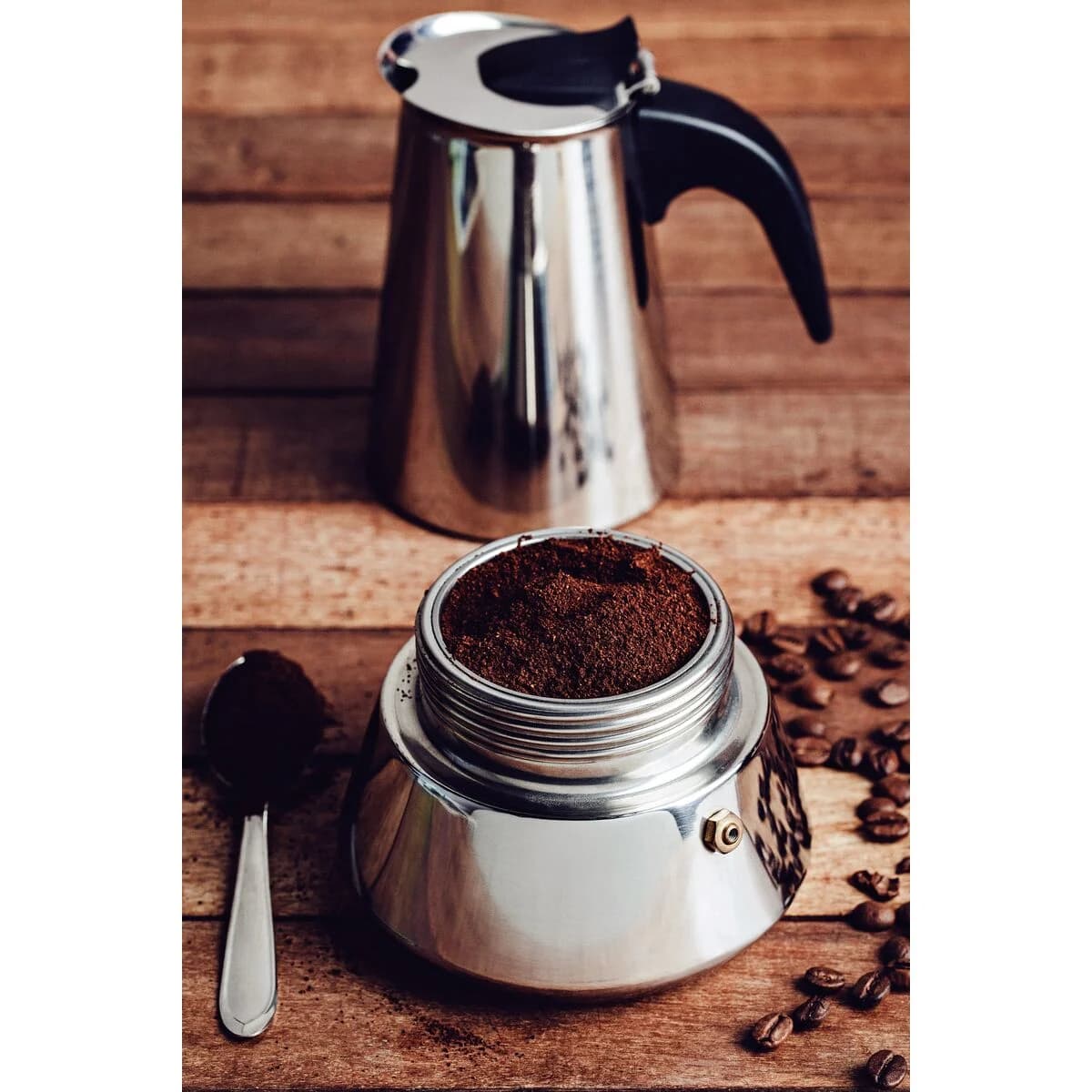 Cafetera Italiana Tramontina Acero Inoxidable 350 ml — miniatura 5