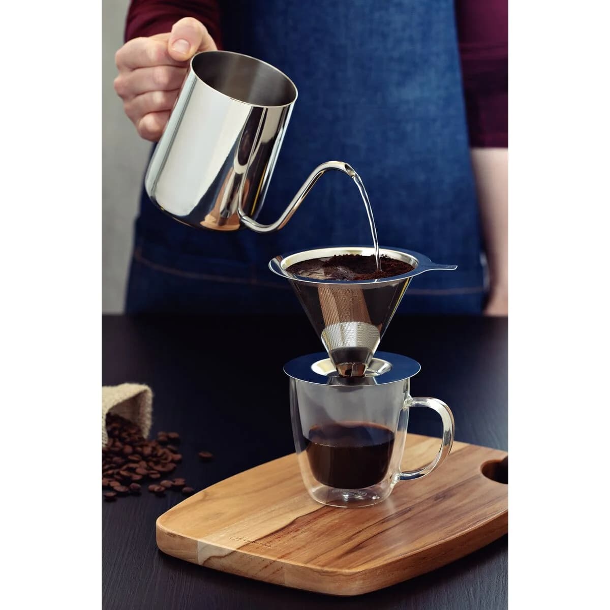 Colador de Cafe Tramontina en Acero Inoxidable — imagen 3 de 5