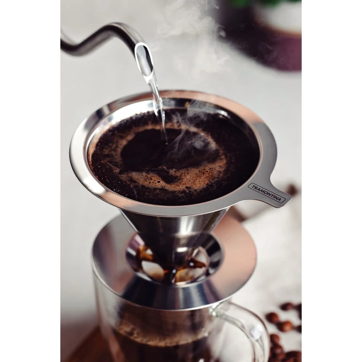 Colador de Cafe Tramontina en Acero Inoxidable — imagen 5 de 5