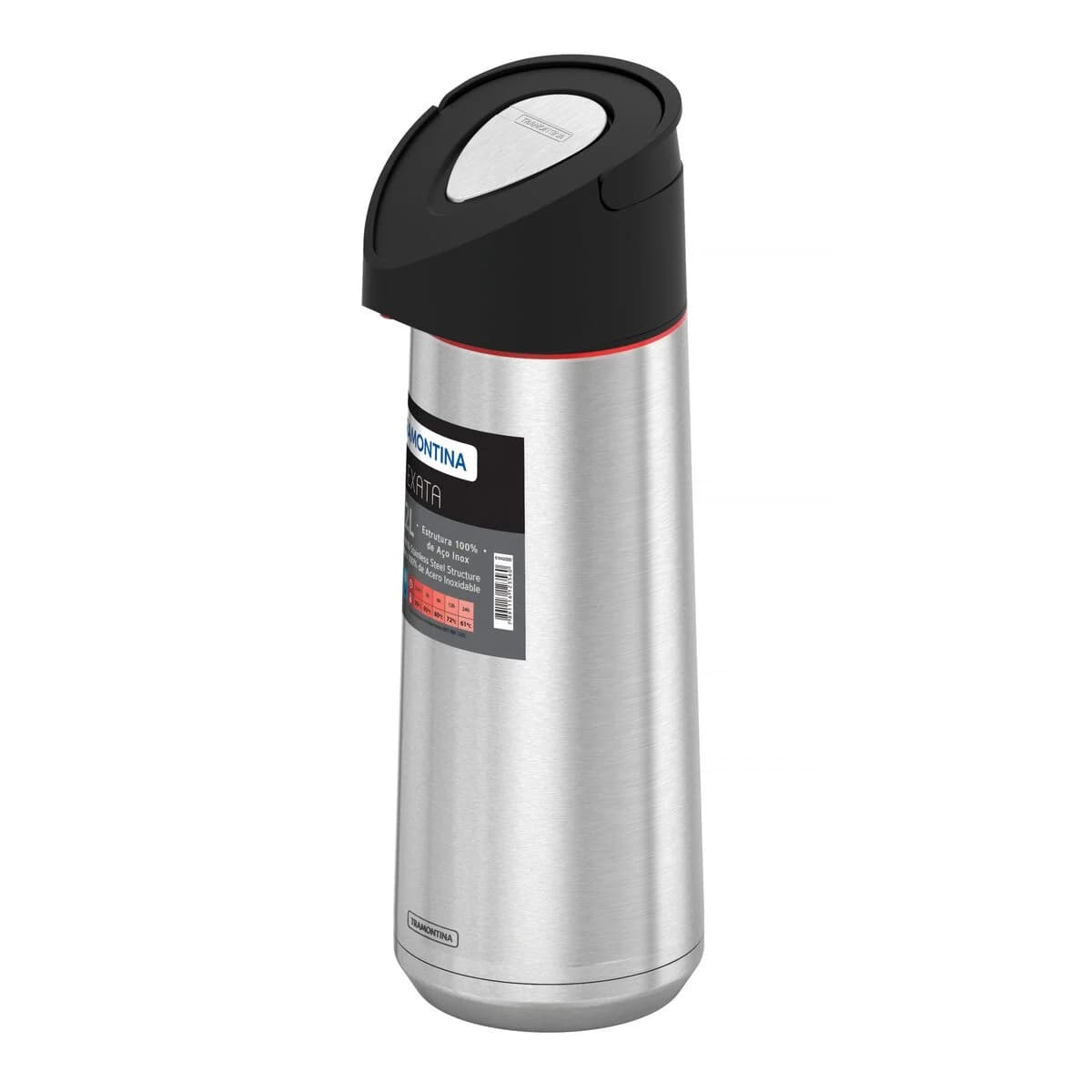 Termo con Sifon Tramontina Exata Acero Inoxidable 2 Litros — miniatura 2