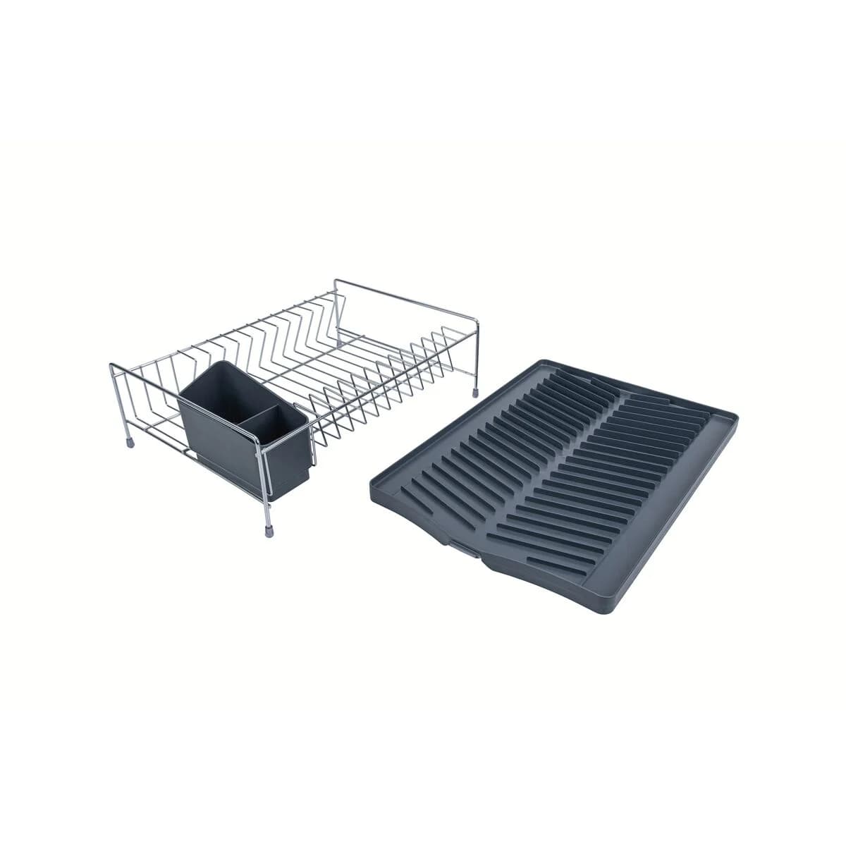 Escurridor Platos Tramontina Plurale Acero Inox con Bandeja — miniatura 3