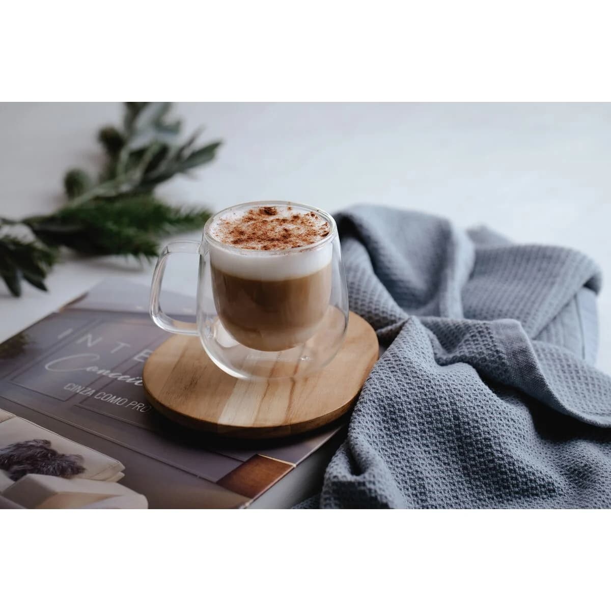 Taza Doble Vidrio Tramontina Cafe x2 Unid. 200 ml — miniatura 3