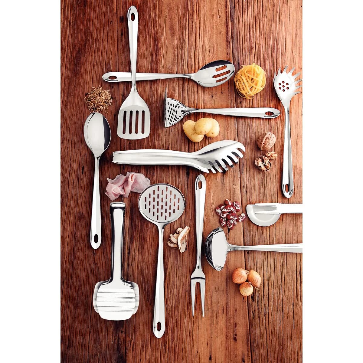 Cuchara de Pasta Tramontina Acero Inoxidable Utility — miniatura 3