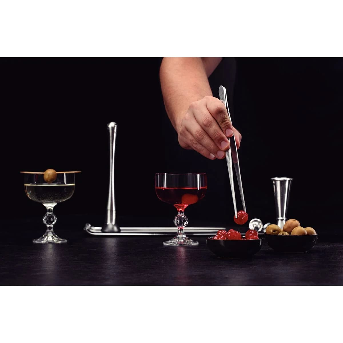 Pinza de Precision Tramontina Cocteleria Acero Inox 24 CM — miniatura 6