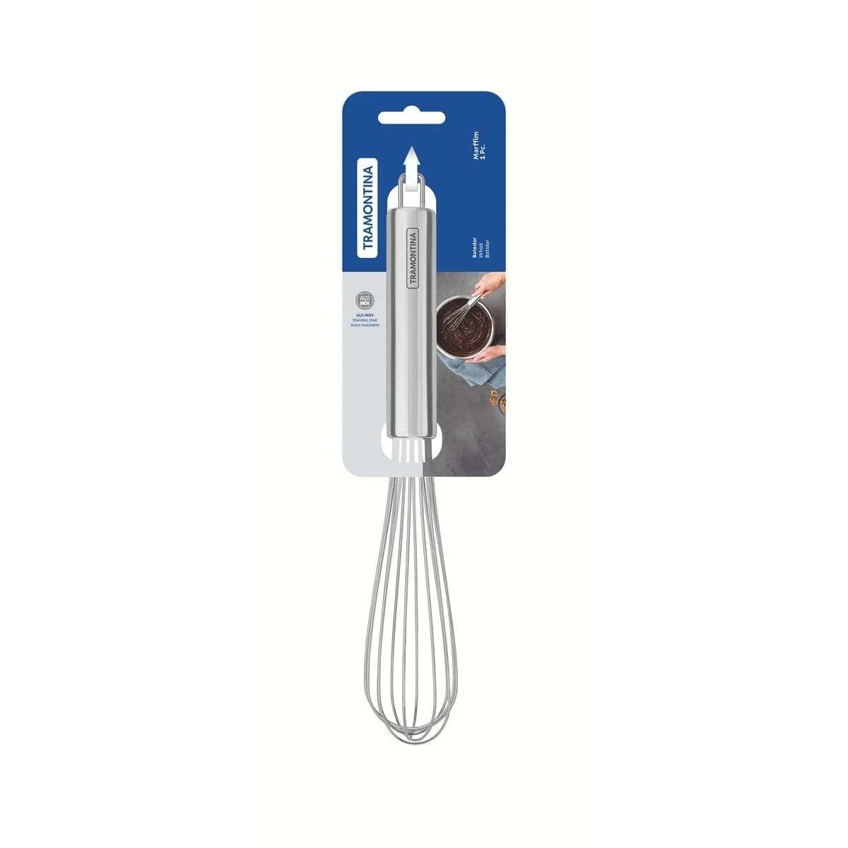 Batidor Manual Marffim Acero Inoxidable de 32 cm Tramontina — imagen 2 de 4