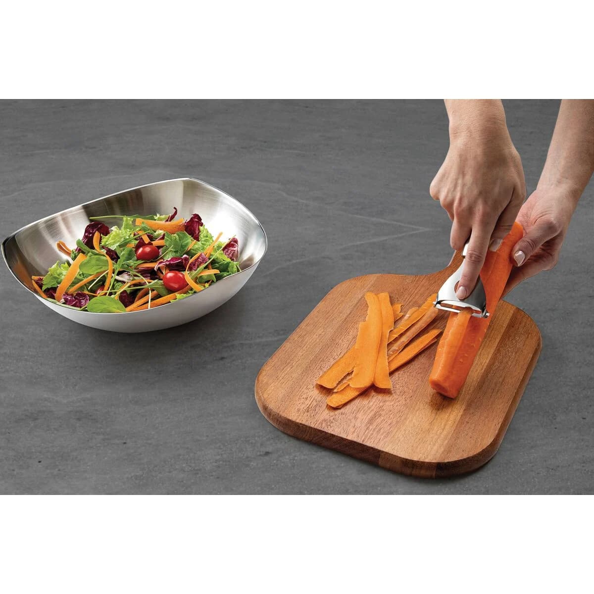 Pelador de Verduras Tramontina Acero Inoxidable Marffim — miniatura 3