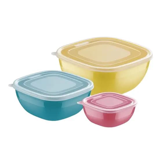 Pote Recipiente Tramontina Cuadrado 300 ML Mixcolor — miniatura 5