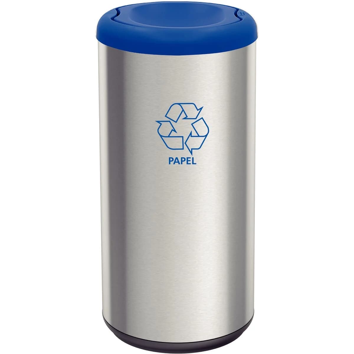 Basurero de Acero Inox Tramontina Piemonte Vaiven 40 L Azul — imagen 1 de 4