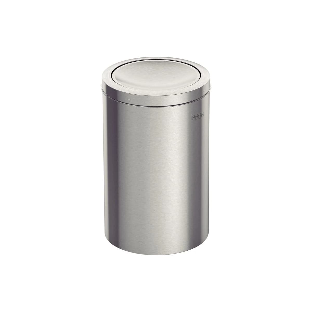 Basurero de Acero Inoxidable Tramontina Vaiven 20 Litros — imagen 1 de 2