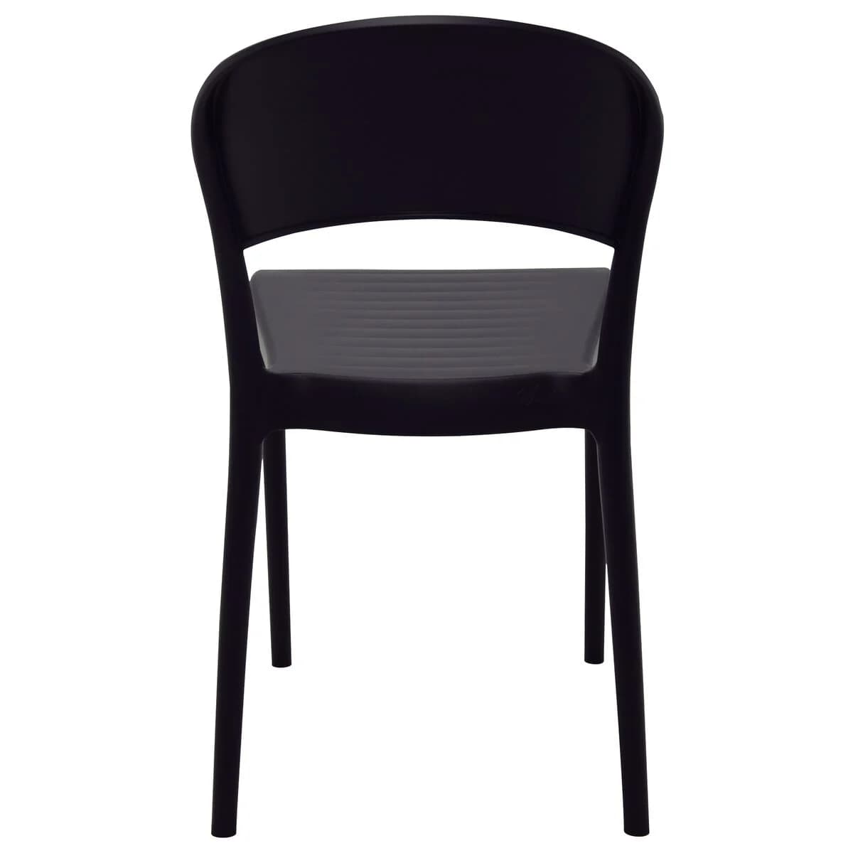 Silla Tramontina Sissi con Respaldo Cerrado Negro ECO — imagen 3 de 4