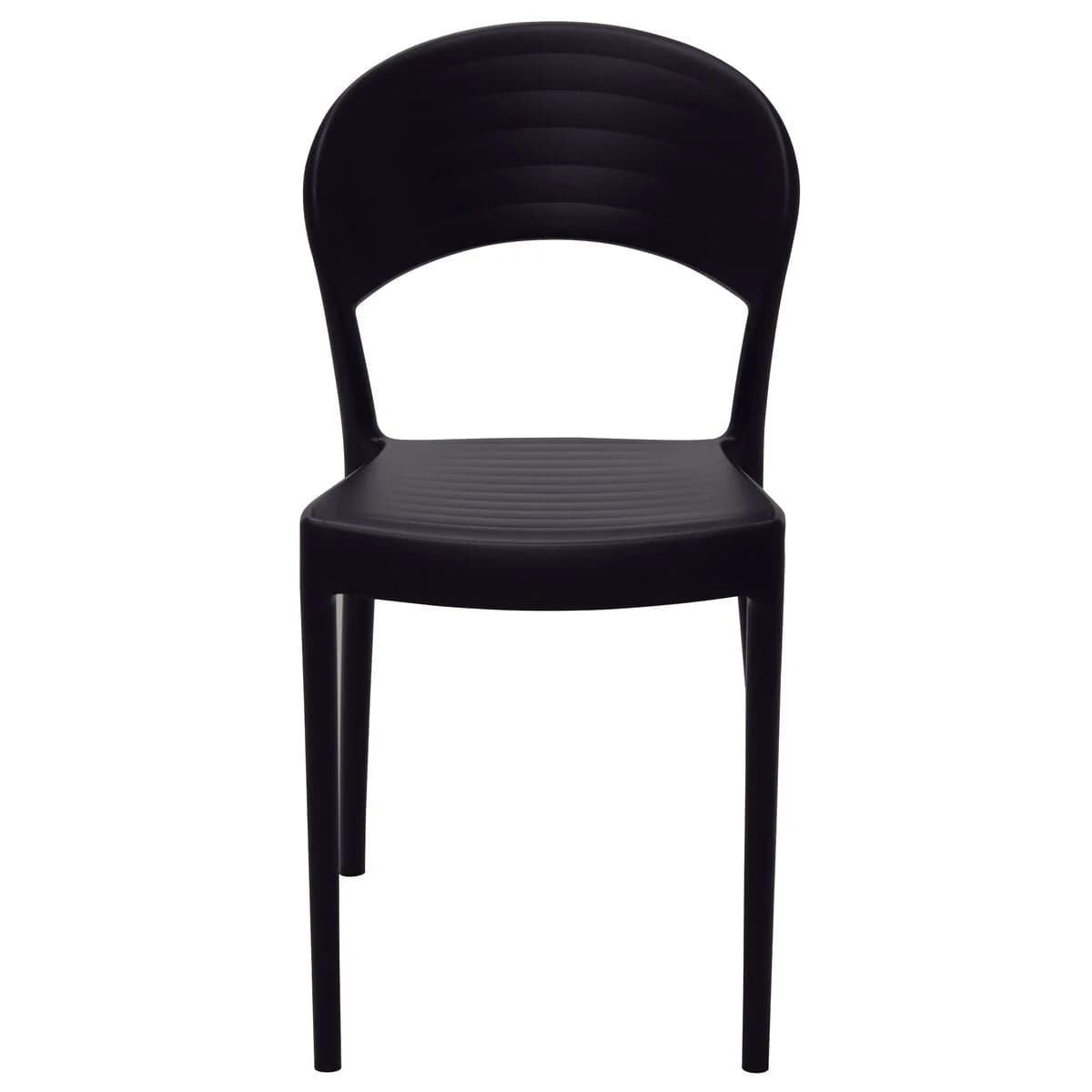 Silla Tramontina Sissi con Respaldo Cerrado Negro ECO — imagen 4 de 4