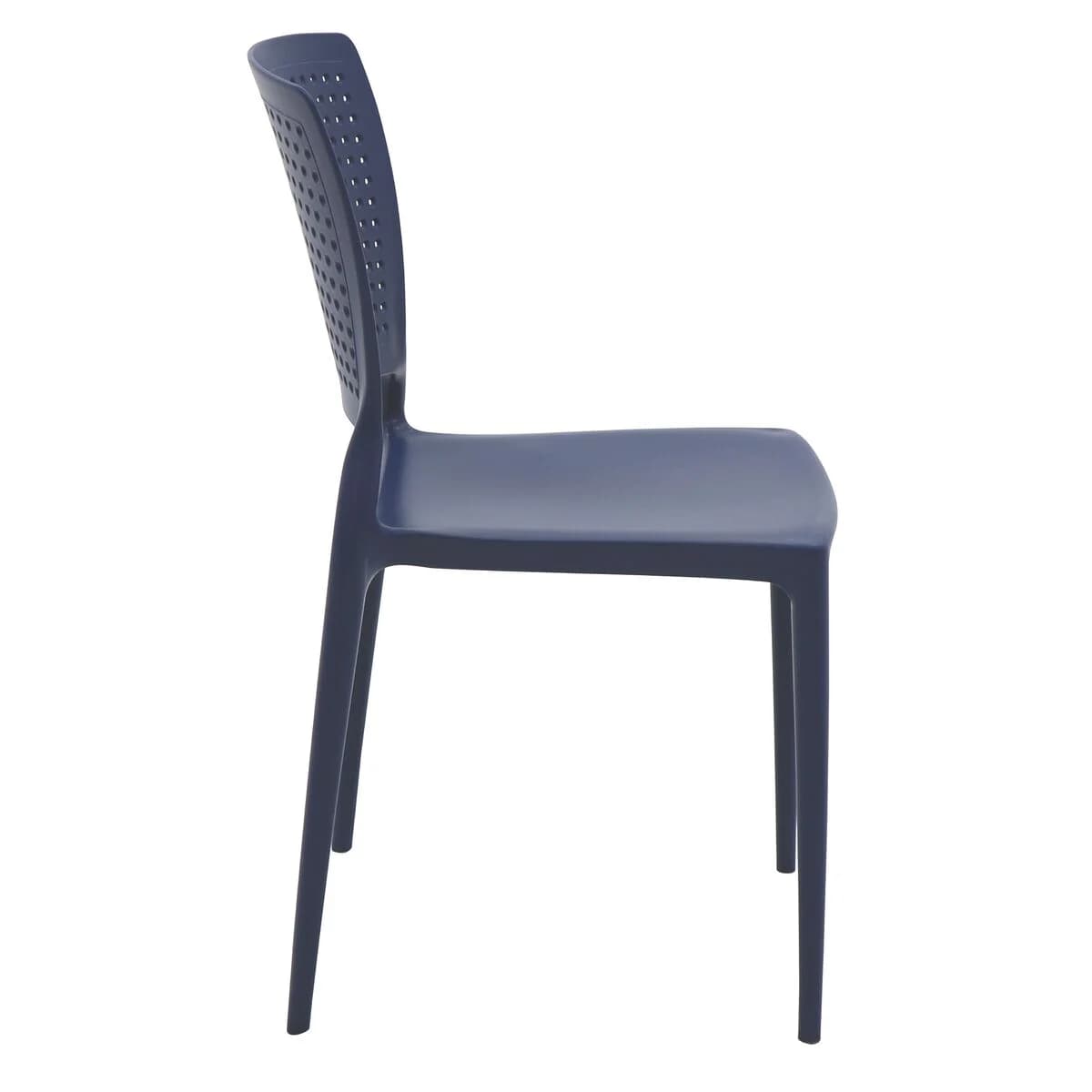 Silla Tramontina Safira en Polipropileno Fibra Vidrio Azul — miniatura 5