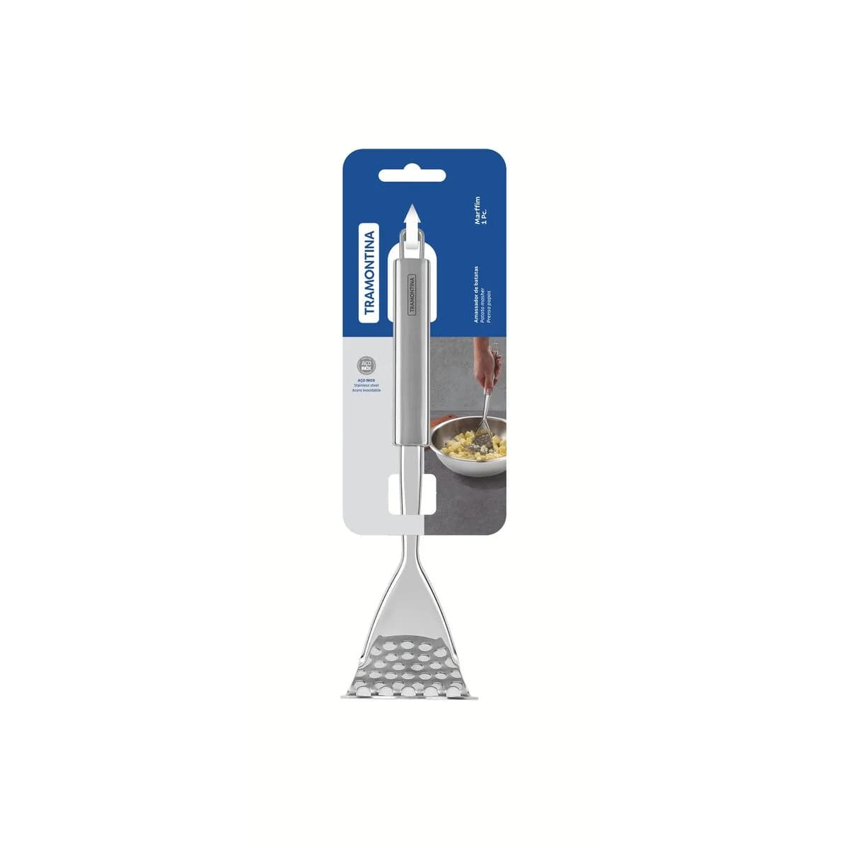 Puretera Tramontina Pisa Papas Acero Inoxidable Marffim — miniatura 2