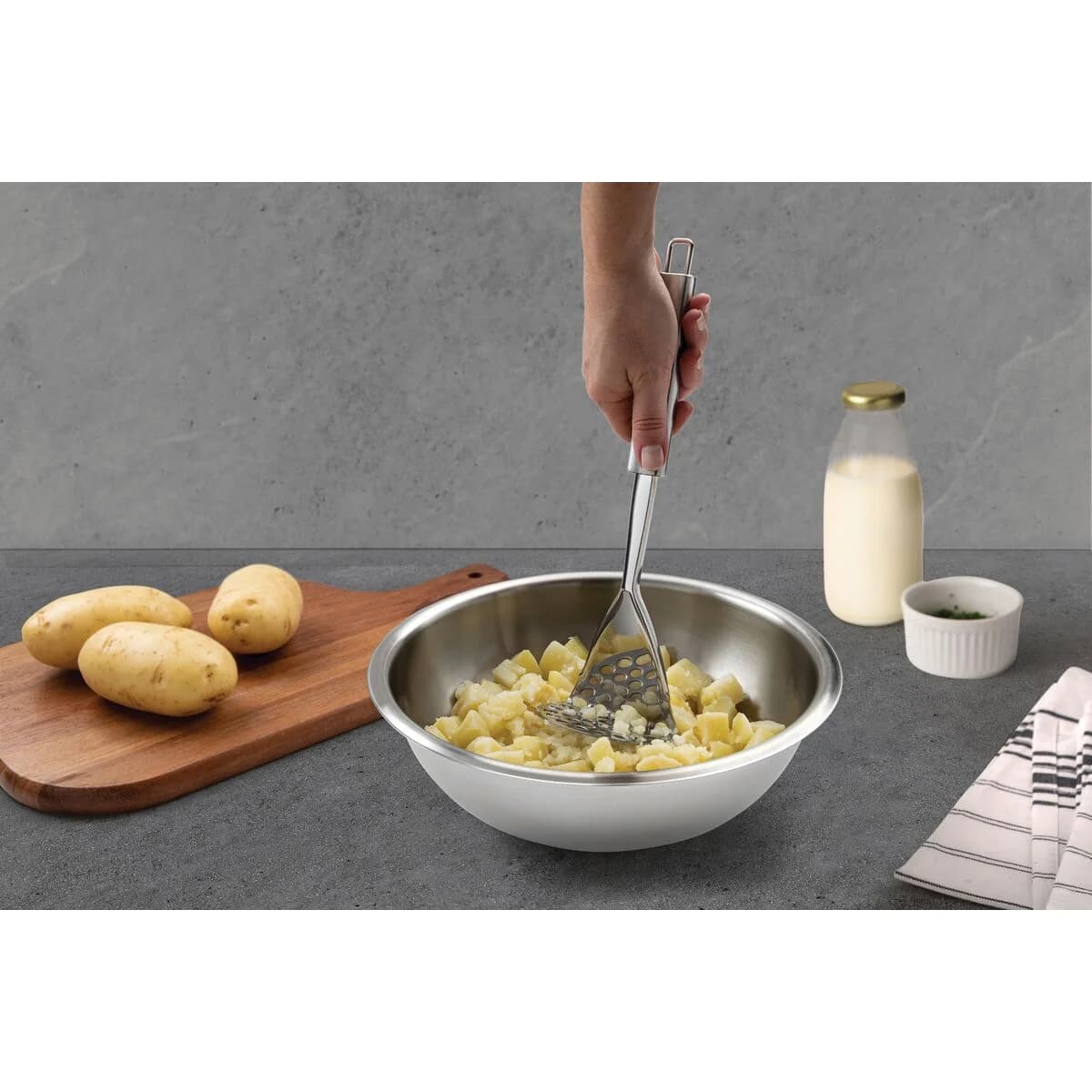 Puretera Tramontina Pisa Papas Acero Inoxidable Marffim — miniatura 3