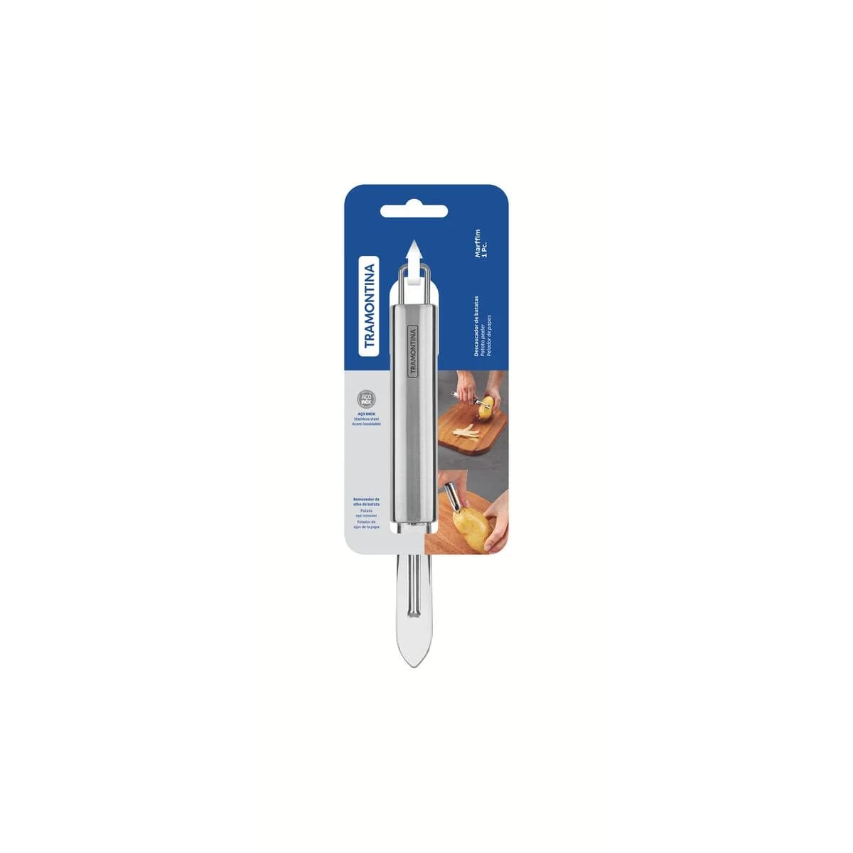 Pela Papas Tramontina Acero Inoxidable Pelador Marffim — miniatura 2