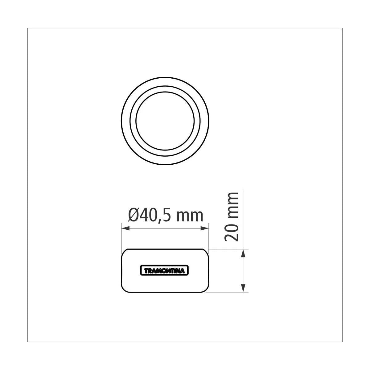Atrapagotas Tramontina Harmoniza De Acero Inoxidable Filtro — miniatura 3