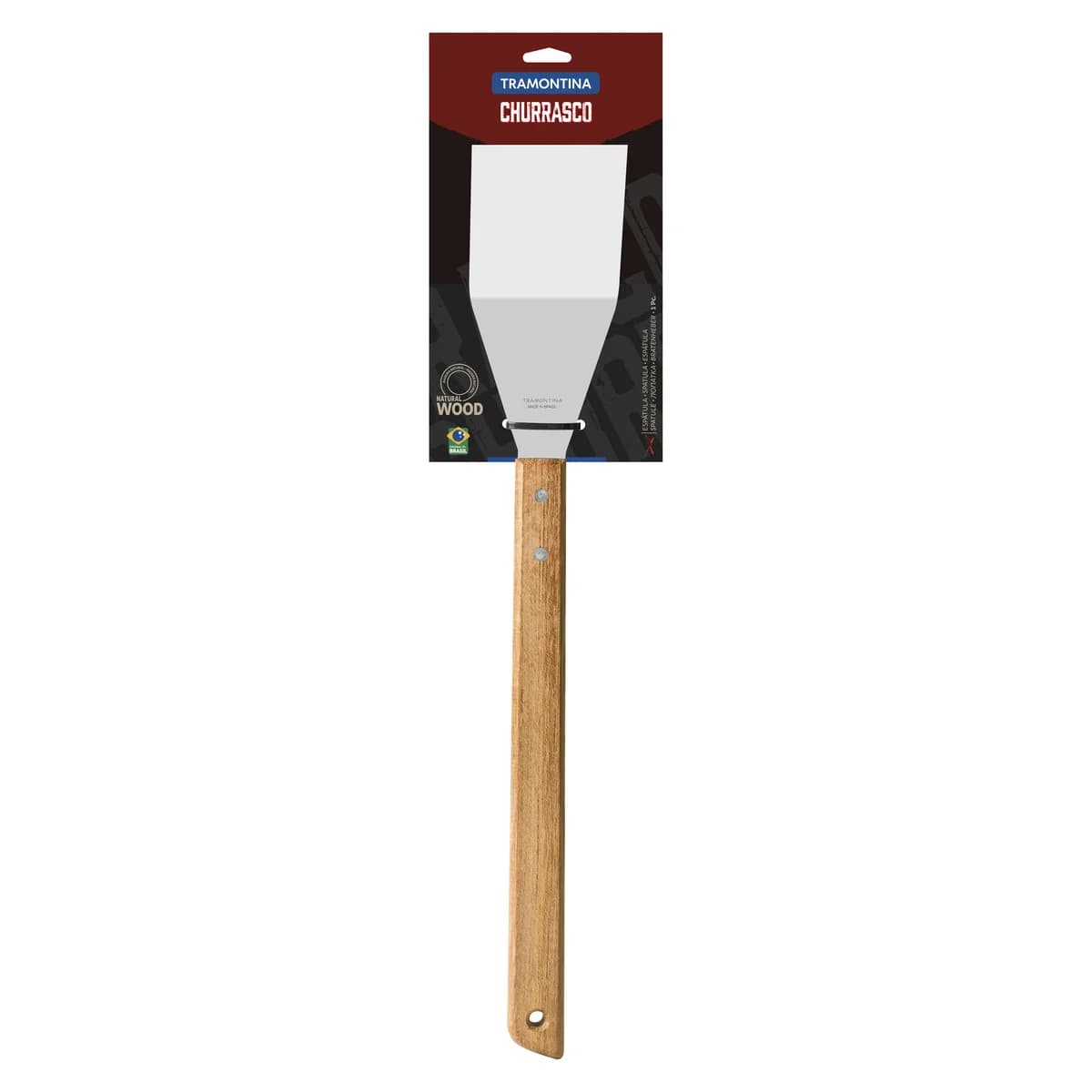 Espatula Para Asado Tramontina Churrasco Madera 48 Cm — miniatura 2