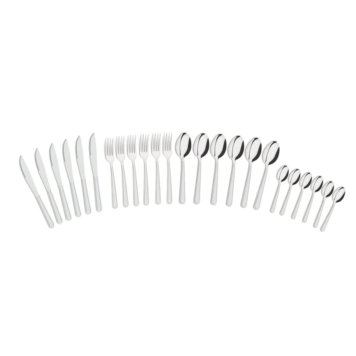 Juego De Cubiertos Tramontina Acero Inoxidable Buzios 24 Pz — miniatura 2