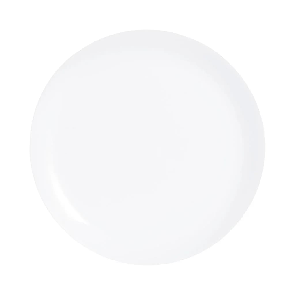Plato Llano Vidrio Blanco Luminarc Diwali 27 Cm X6 Unid — miniatura 2