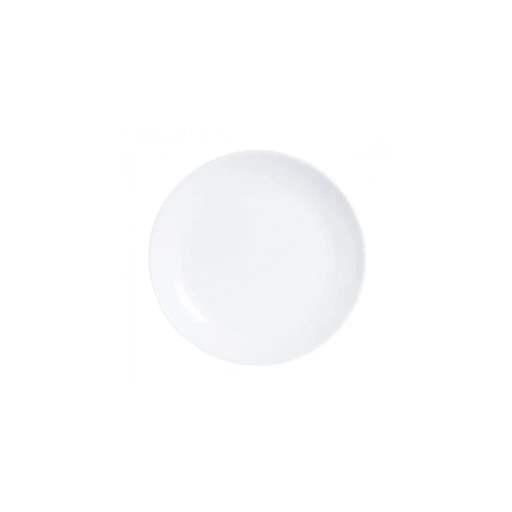Plato De Postre Vidrio Blanco Luminarc Diwali 19 Cm X6 Unid — miniatura 2