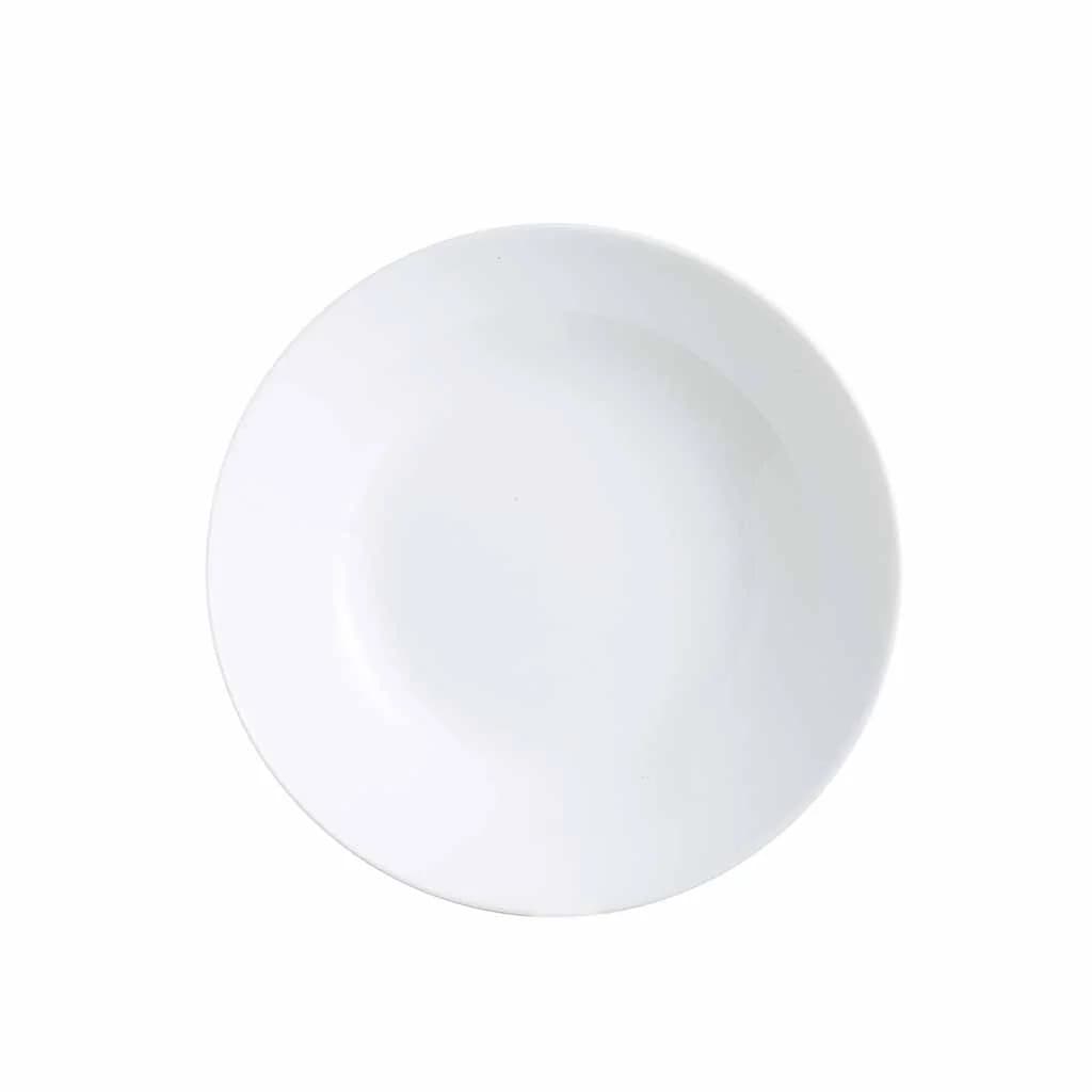 Plato Hondo Vidrio Blanco 20 Cm Luminarc Zelie X6 Unid — miniatura 2