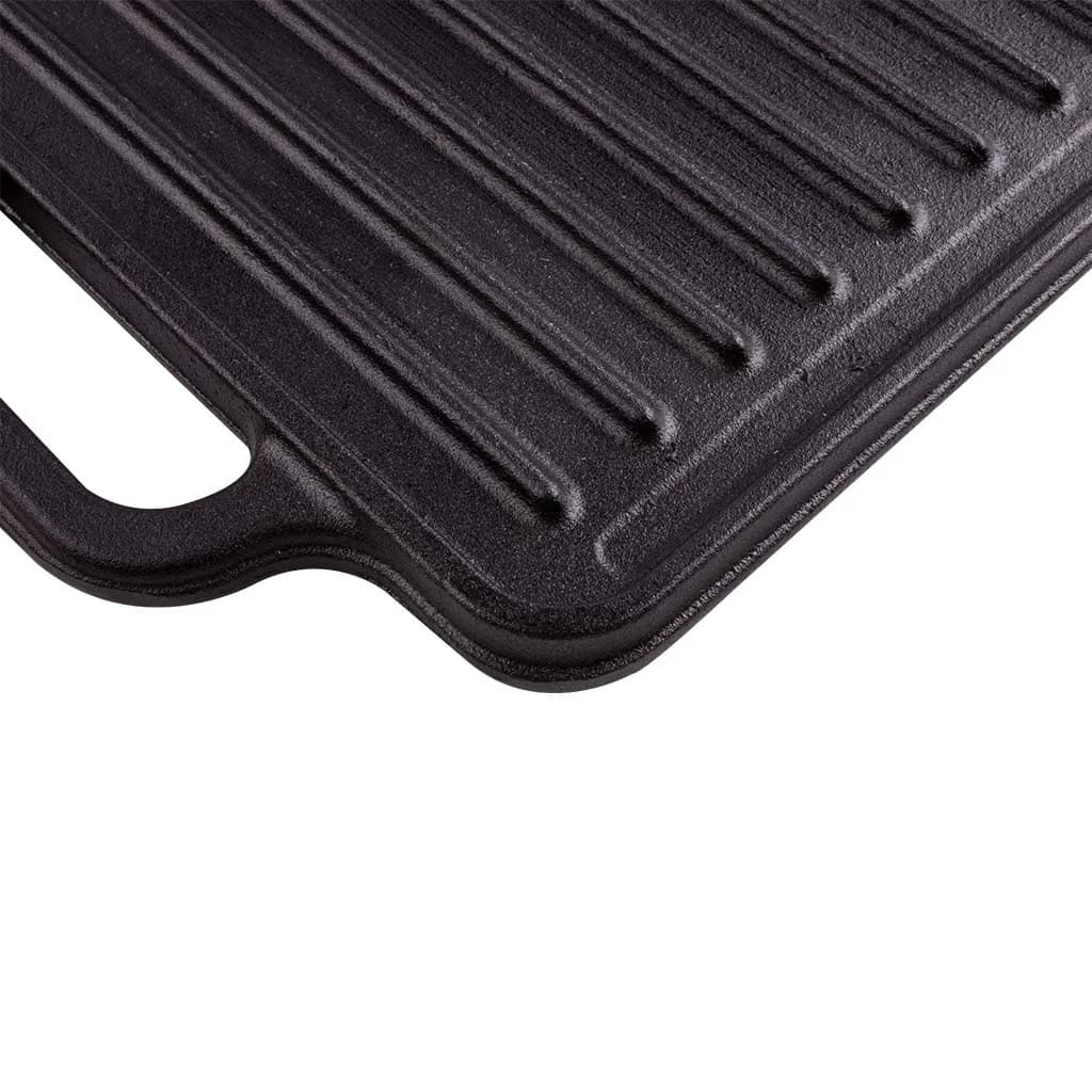 Plancha De Hierro Curado Reversible 21 X 33 Cm Victoria — miniatura 4