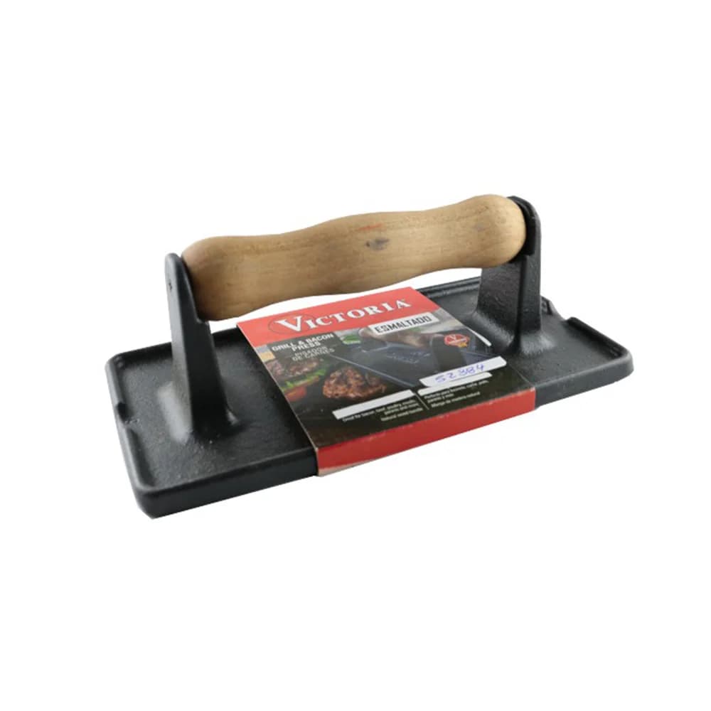 Prensa De Hierro Esmaltado Para Carnes Victoria 21 Cm — imagen 1 de 5